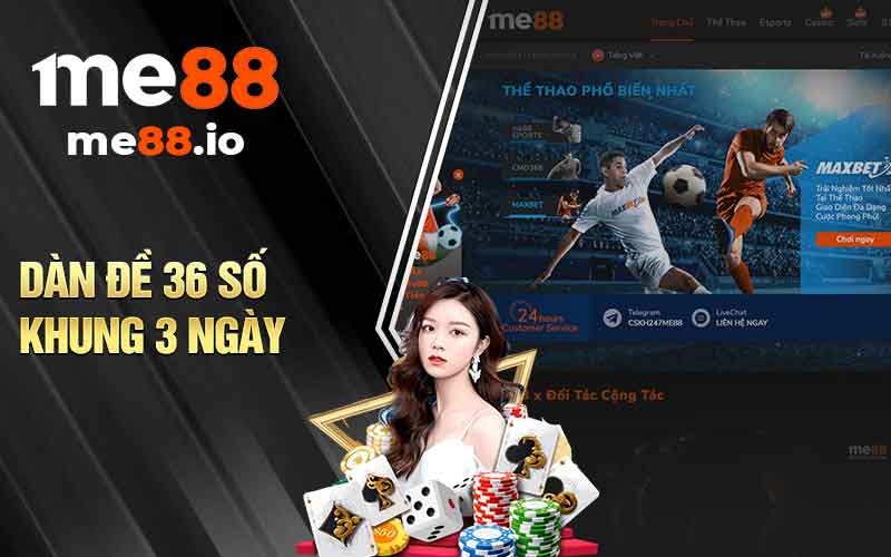 Dàn Đề 36 Số Khung 3 Ngày - Thủ Thuật Chốt Số VIP - ZUVEX.INFO
